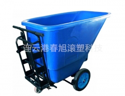 滾塑傾斜斗車